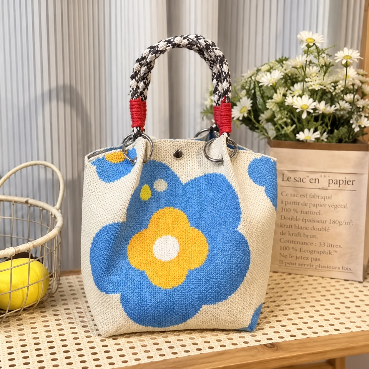 Blue Pop Flower — AI-enhanced product image