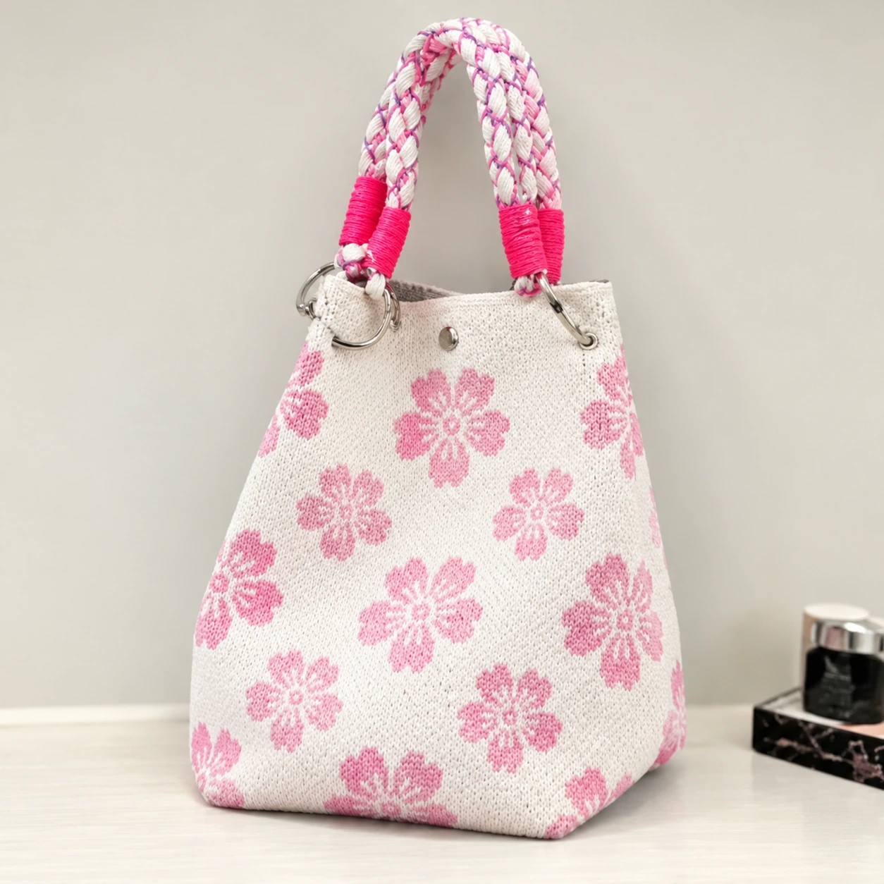 Blush Blossom Field — AI-enhanced product image