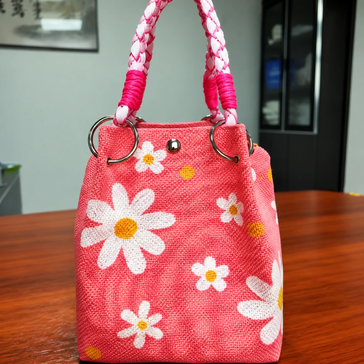 Coral Daisies — AI-enhanced product image