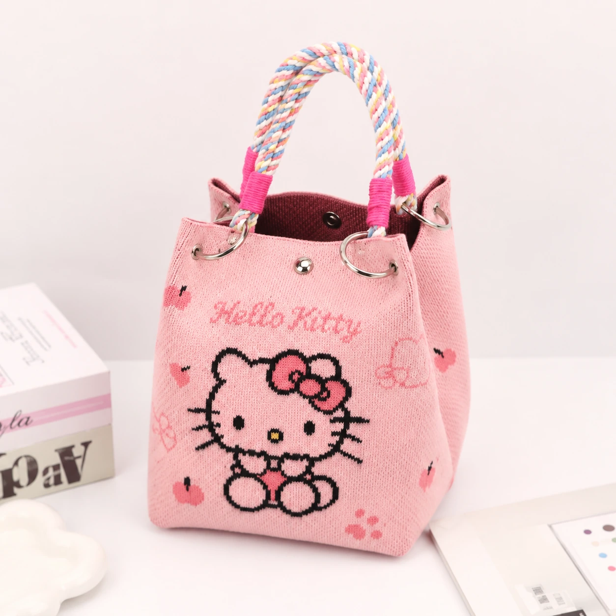 Pink Bow Cat — AI-enhanced product image