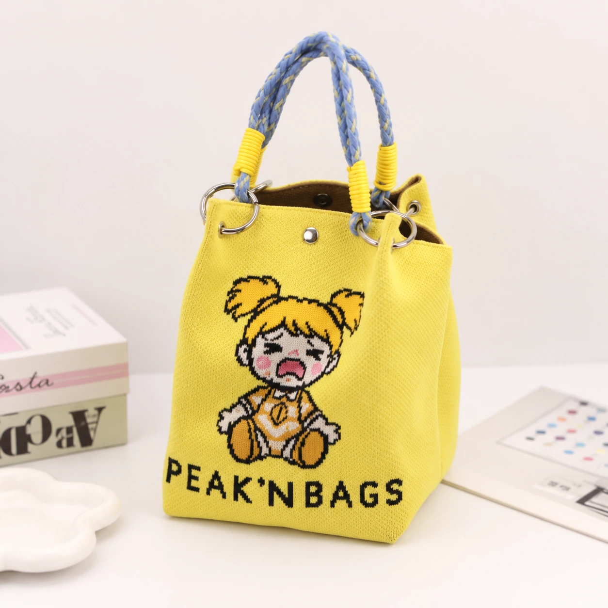 Sunny Illustrated Girl — AI-enhanced product image